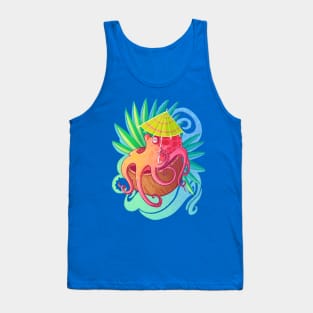 Octopus on the Beach Tank Top